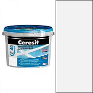 Фуга (затирка для швов) Ceresit CE 40 Aquastatic №01 белая 2 кг