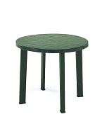 Стол садовый Ipae-Progarden Tondo пластиковый зеленый 90*72 см